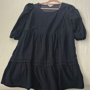 Woman’s Corduroy Blue Dress